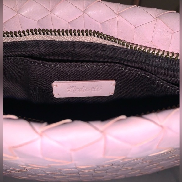 Madewell The Woven Puff Crossbody Bag Leather Addition - Picture 5 of 8